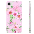 iPhone 16e TPU Cover - Vandfarveblomster