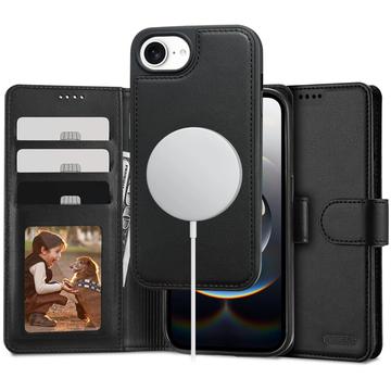 iPhone 16e Tech-Protect 2-i-1 pungetui - Magsafe-kompatibel - sort