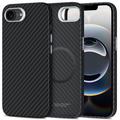 iPhone 16e Tech-Protect Ion Carbon Plast Cover - MagSafe-kompatibel - Sort / sølv