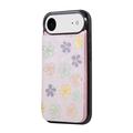 iPhone Air Cover med blomsterprint og RFID-kortholder