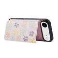 iPhone Air Cover med blomsterprint og RFID-kortholder