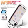 iPhone Air Cover med blomsterprint og RFID-kortholder
