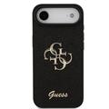 iPhone Air Guess Fixed Glitter 4G Metal Logo Cover