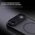 iPhone Air Nillkin CamShield Pro Magnetic Hybrid Cover - Gennemsigtig sort