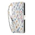 iPhone Air Rhombisk Blomsterpung - farverige blomster