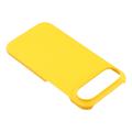 iPhone Air Gummibelagt Plastik Cover - Gul