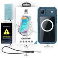 iPhone Air Shellbox M Series IP68 vandtæt cover - dykkercover med MagSafe-kompatibilitet - Blå