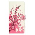 iPhone Air Style Series Pung Taske - Pink Blomster