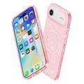 iPhone Air Stylish Glitter Series Hybrid Cover - MagSafe kompatibel - Pink