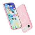 iPhone Air Stylish Glitter Series Hybrid Cover - MagSafe kompatibel - Pink