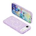 iPhone Air Stylish Glitter Series Hybrid Cover - MagSafe kompatibel - Lilla