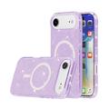 iPhone Air Stylish Glitter Series Hybrid Cover - MagSafe kompatibel - Lilla