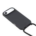 iPhone Air TPU Cover med Nøglesnor - Sort