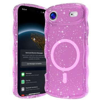 iPhone Air Wave-Edge Laser Glitter MagSafe Cover