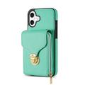 iPhone 17 Alt-i-et cover med pung og rem - Mynte