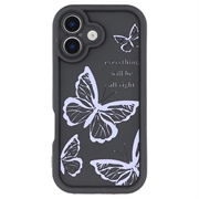 iPhone 17 TPU-cover med Sommerfugleprint
