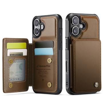 iPhone 17 Caseme C22-etui RFID-kortpung - brun