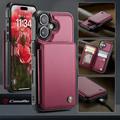 iPhone 17 Caseme C22-etui RFID-kortpung - rød