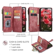 iPhone 17 Caseme C30 Multifunktionel Pung (Open Box - Bulk Tilfredsstillelse) - Rød