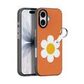 iPhone 17 Dux Ducis Luvy cover med fingerring/håndrem - Orange / Marguerit