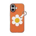iPhone 17 Dux Ducis Luvy cover med fingerring/håndrem - Orange / Marguerit