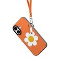 iPhone 17 Dux Ducis Luvy cover med fingerring/håndrem - Orange / Marguerit