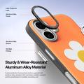 iPhone 17 Dux Ducis Luvy cover med fingerring/håndrem - Orange / Marguerit