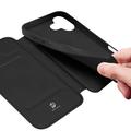iPhone 17 Dux Ducis Skin Pro Flip Cover - Sort