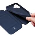iPhone 17 Dux Ducis Skin Pro Flip Cover - Blå