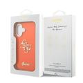 iPhone 17 Guess IML 4G Script Metal Logo Cover - Orange