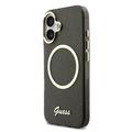 iPhone 17 Guess IML Glitter Script Rem Cover - MagSafe-kompatibel