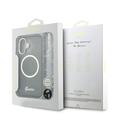 iPhone 17 Guess IML Glitter Script Rem Cover - MagSafe-kompatibel