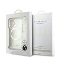 iPhone 17 Guess IML Glitter Script Rem Cover - MagSafe-kompatibelt - Gennemsigtigt