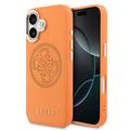 iPhone 17 Guess Perforated 4G Logo Cover - MagSafe-kompatibelt - orange