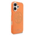 iPhone 17 Guess Perforated 4G Logo Cover - MagSafe-kompatibelt - orange