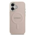 iPhone 17 Guess Saffiano Hybrid Cover - MagSafe Kompatibel - Pink