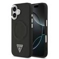 iPhone 17 Guess Triangle Logo Cover - MagSafe-kompatibel - Sort