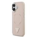 iPhone 17 Guess Triangle Logo Cover - MagSafe-kompatibel - Pink