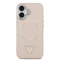 iPhone 17 Guess Triangle Logo Cover - MagSafe-kompatibel - Pink