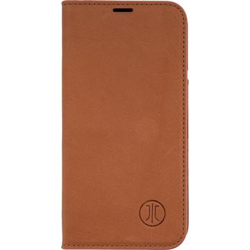 iPhone 17 JT Berlin BookCase Tegel Flip Lædercover - Cognac