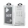 iPhone 17 Karl Lagerfeld IML Choupette Trio Watercolor Cover - MagSafe-kompatibelt - Sort