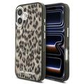 iPhone 17 Karl Lagerfeld IML Leopard Cover - MagSafe-kompatibel - Brun