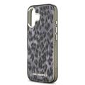 iPhone 17 Karl Lagerfeld IML Leopard Cover - MagSafe-kompatibel - Grå