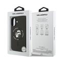 iPhone 17 Karl Lagerfeld Karl and Choupette MagSafe Cover i flydende silikone
