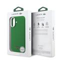 iPhone 17 Lacoste Iconic Petit Pique Metal Logo Cover - MagSafe-kompatibelt - Grøn
