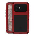 iPhone 17 Love Mei Powerful Hybrid Cover - Rød