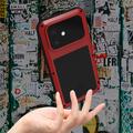 iPhone 17 Love Mei Powerful Hybrid Cover - Rød