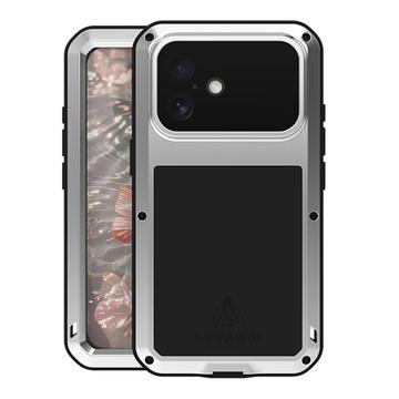 iPhone 17 Love Mei Powerful Hybrid Cover - Sølv