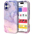 iPhone 17 luksus marmor hybrid cover