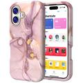 iPhone 17 luksus marmor hybrid cover